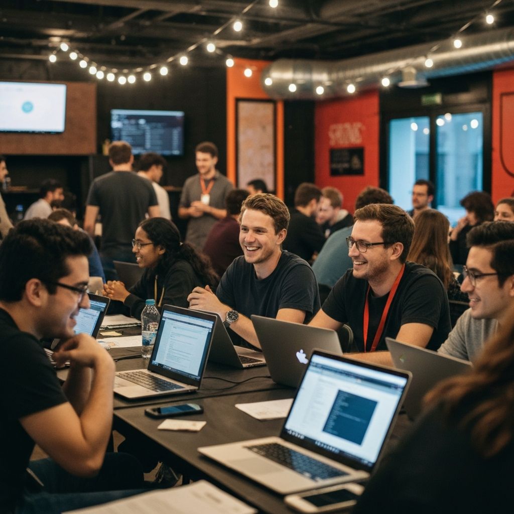 Hackathon networking event
